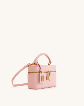 Cleo Henkeltasche in Box-Form - Pink
