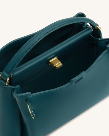 Carmen Henkeltasche - Petrol