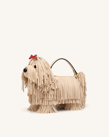 Coco Zottelhund-förmige Henkeltasche - Apricot