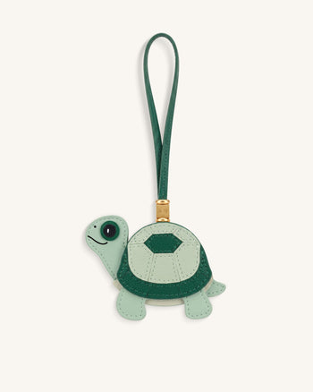 Kleiner Schildkröten-Taschenanhänger - Grün