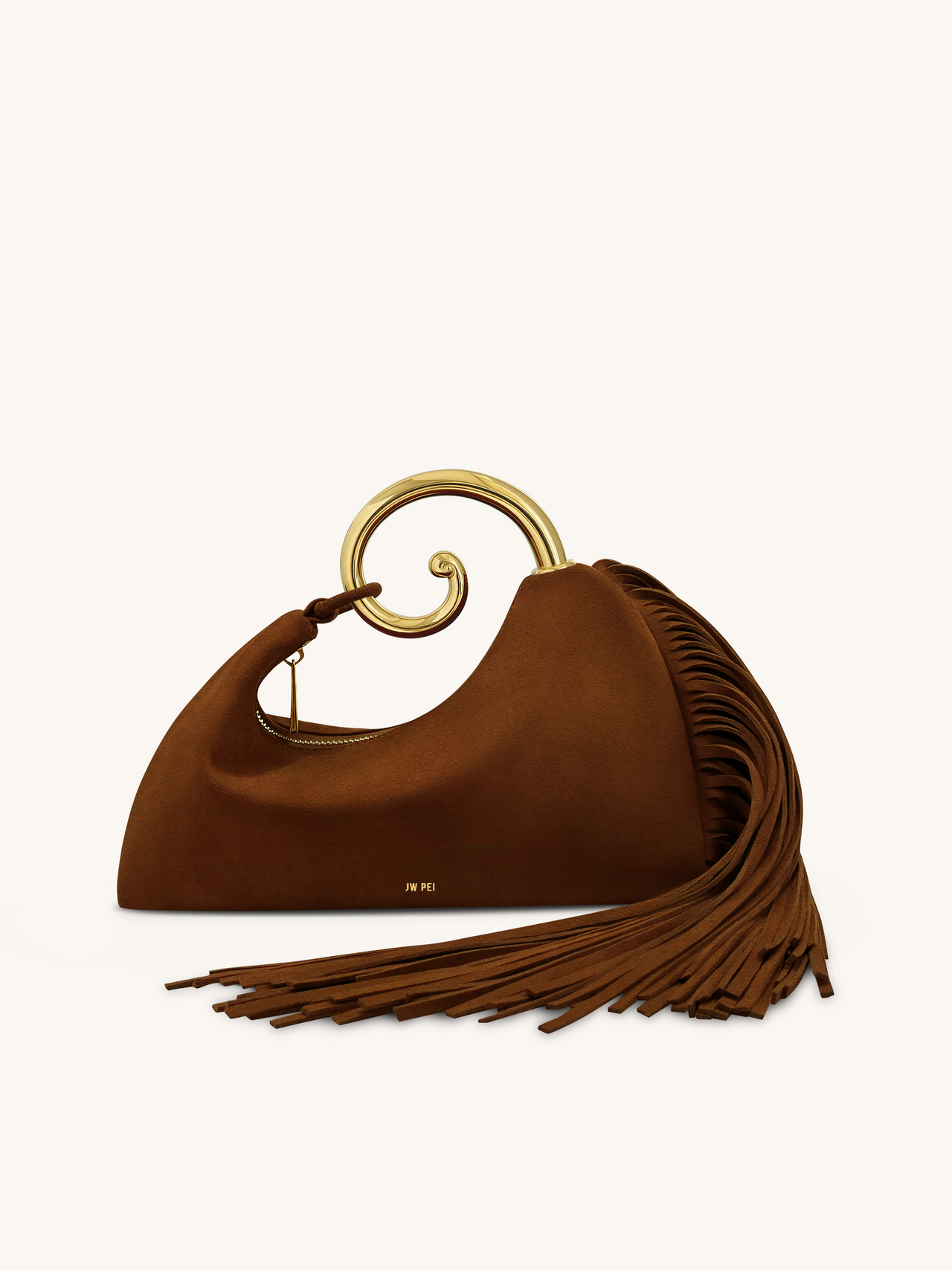 Nell Fransen Hardware Top Handle Tasche - Mokka Braun