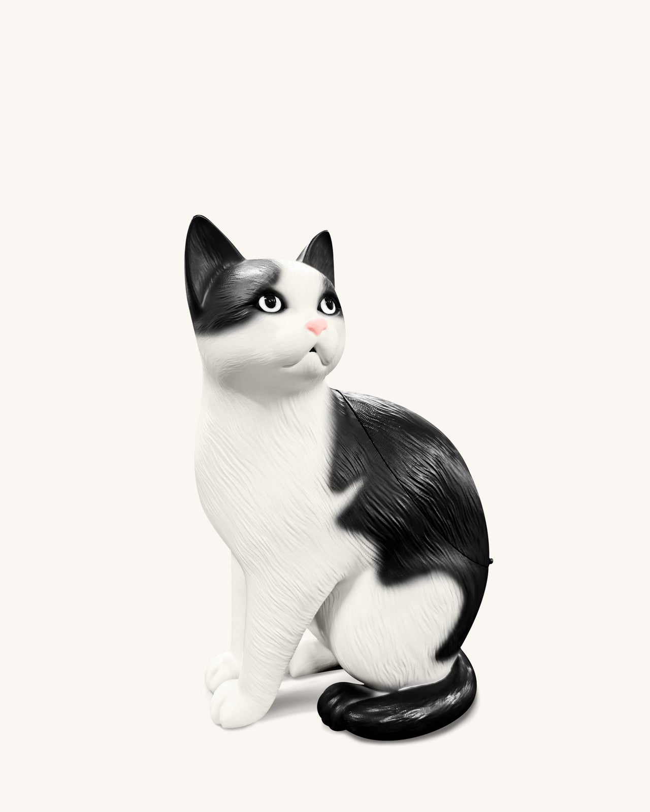 Elsie Clutch in Katzenform – Weiß