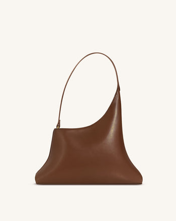 Lyra Schultertasche – Braun
