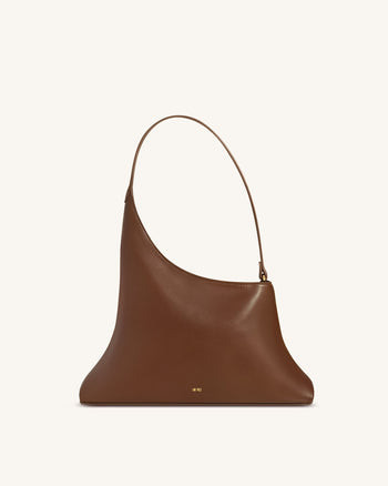 Lyra Schultertasche – Braun
