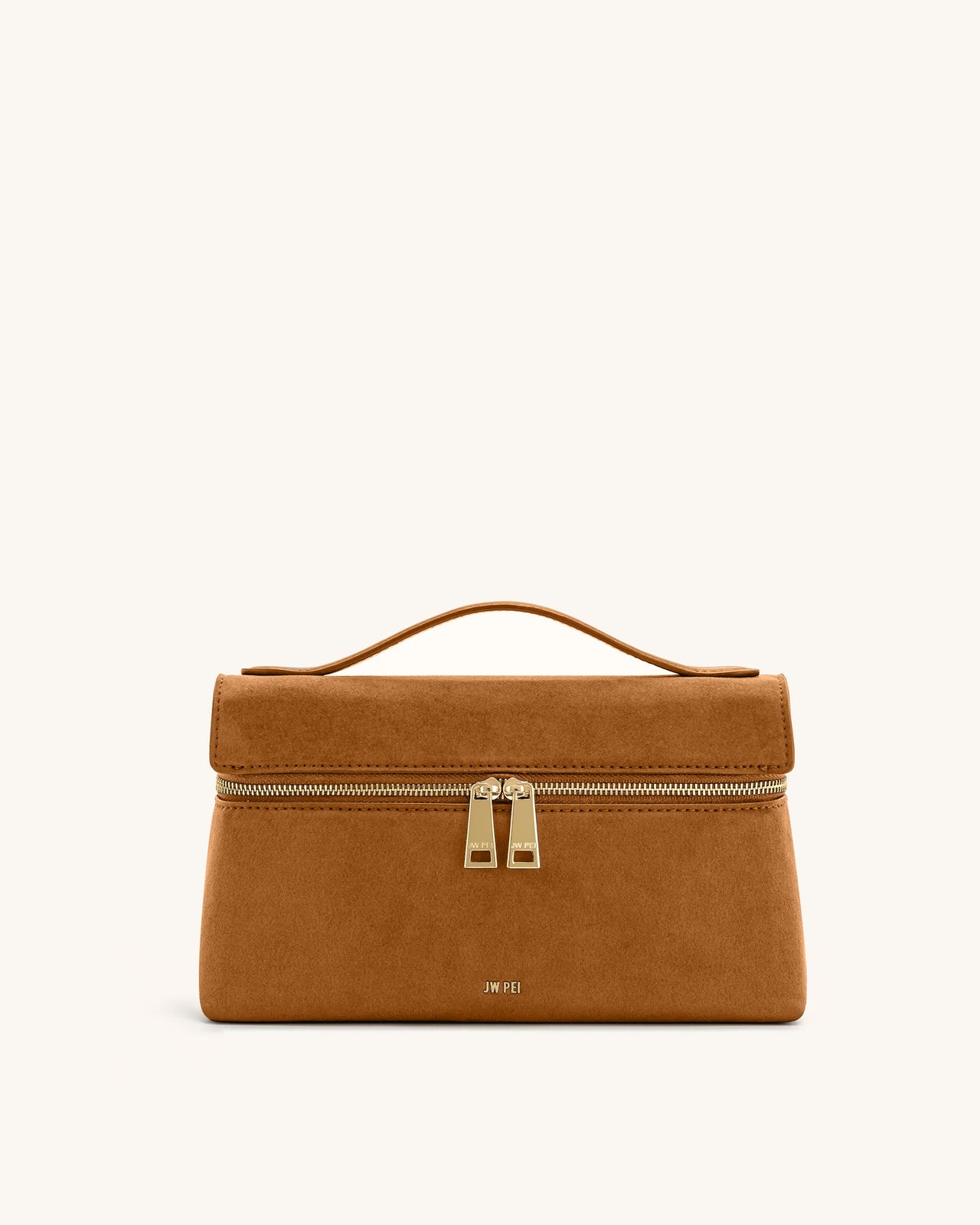 Thea Handtasche aus Kunstwildleder – Kamel