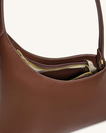 Lyra Schultertasche – Braun