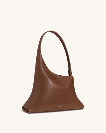 Lyra Schultertasche – Braun