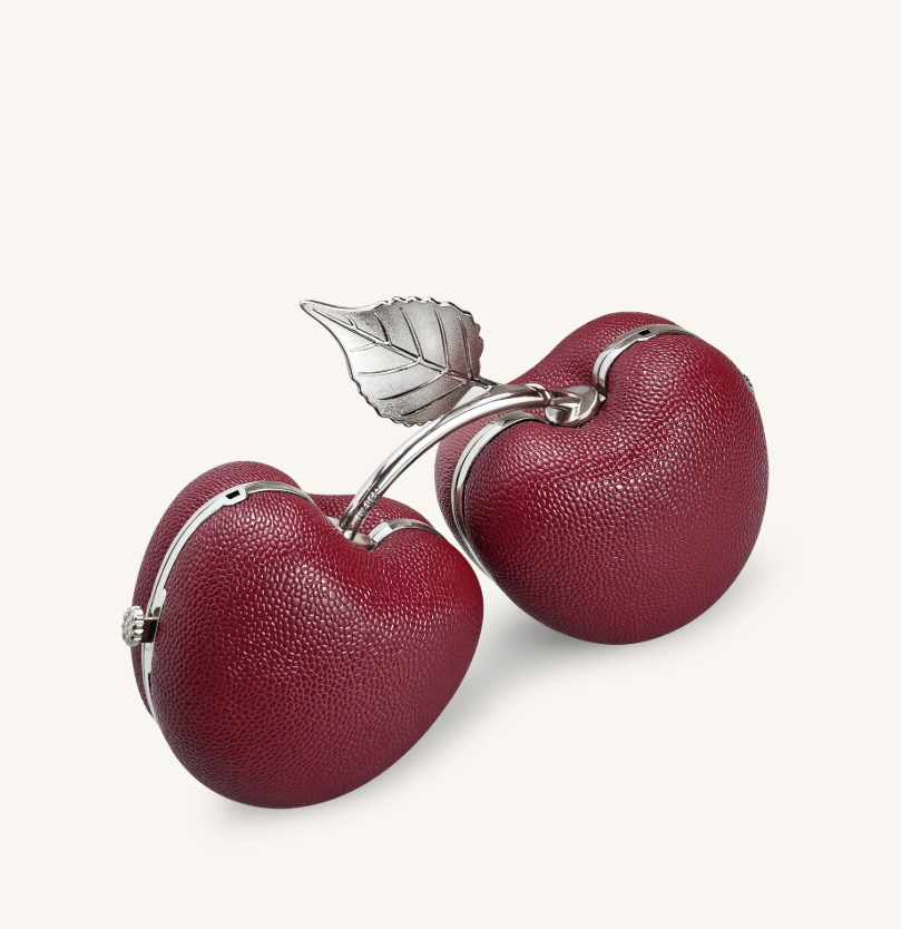 Elara Kirschförmige Clutch - Rot