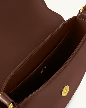 Diana Ringklappen-Satteltasche - Braun