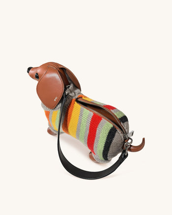 Addison Dackel Handtasche - Mehrfarbig