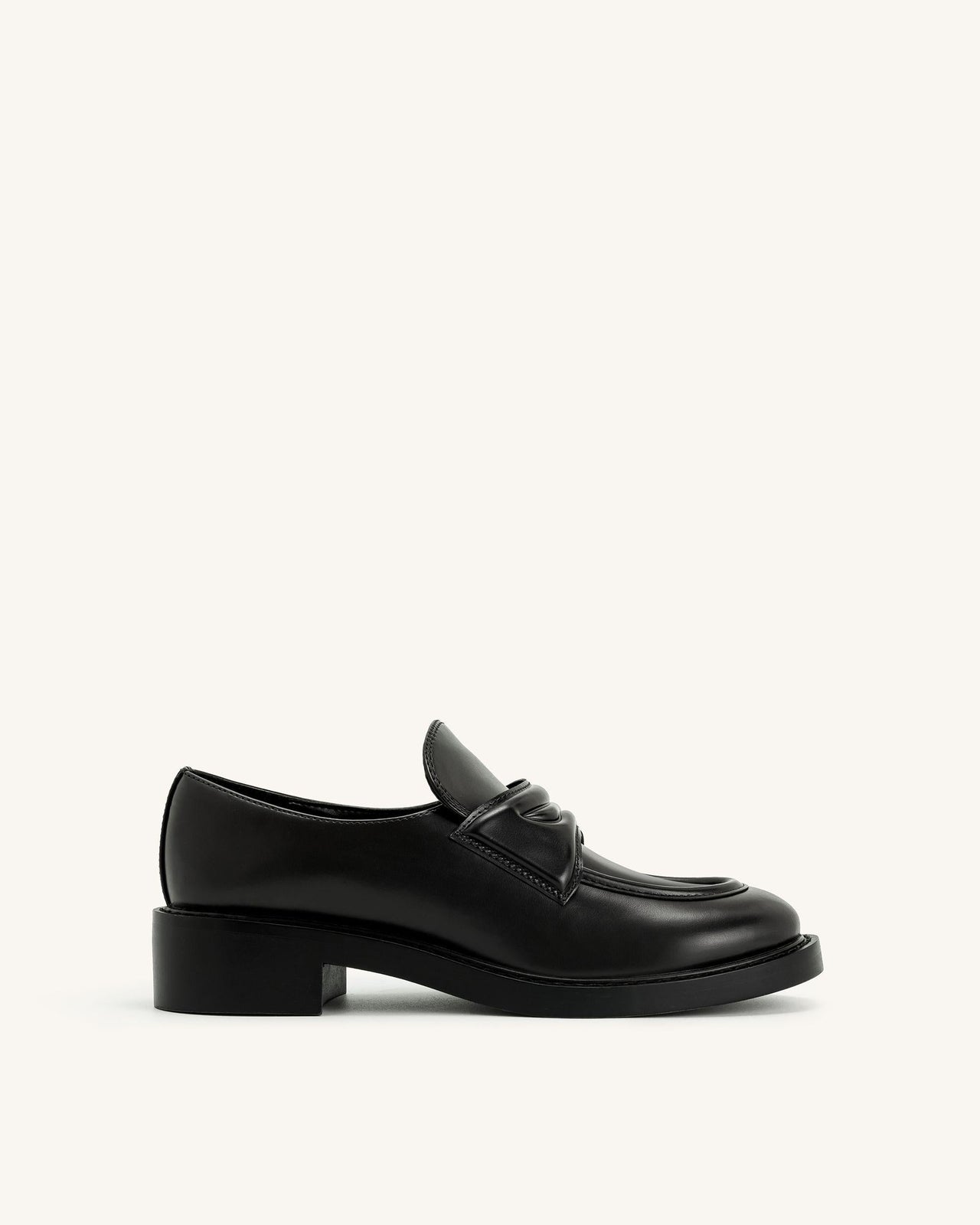 Micah Chunky Loafer - Schwarz