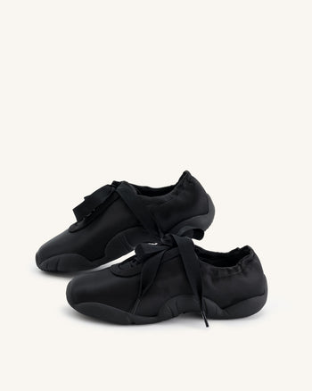 Flavia Ballerina Sneakers - Schwarz