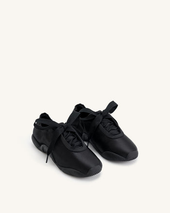 Flavia Ballerina Sneakers - Schwarz