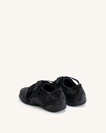 Flavia Ballerina Sneakers - Schwarz