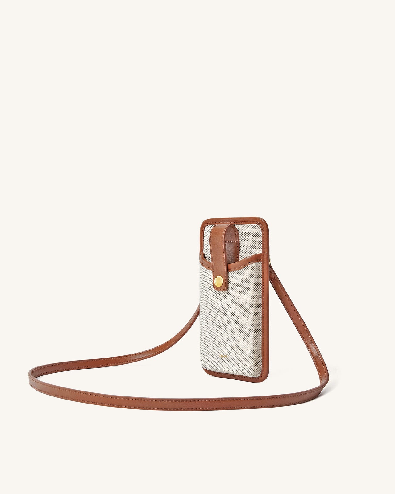 Aylin Canvas Handytasche -Braun