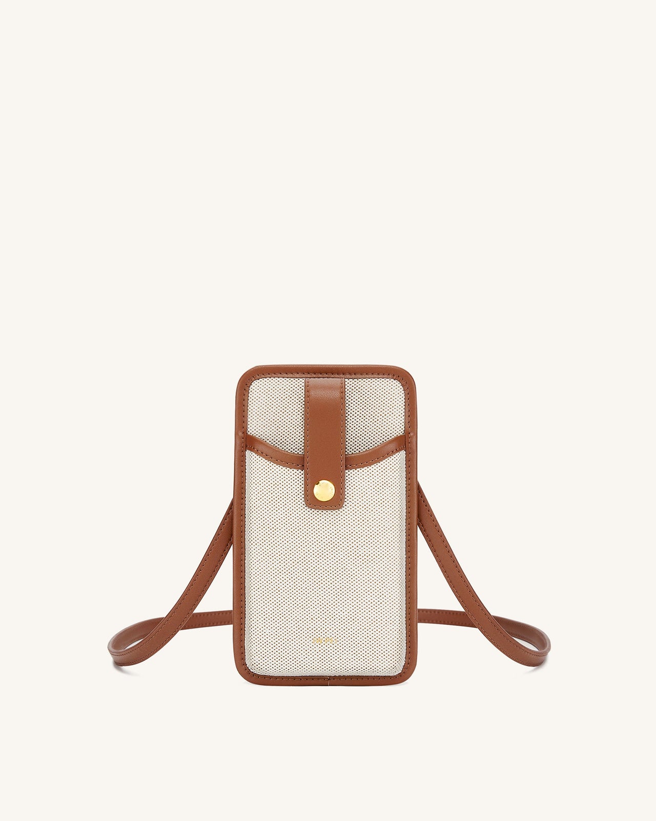 Aylin Canvas Handytasche -Braun