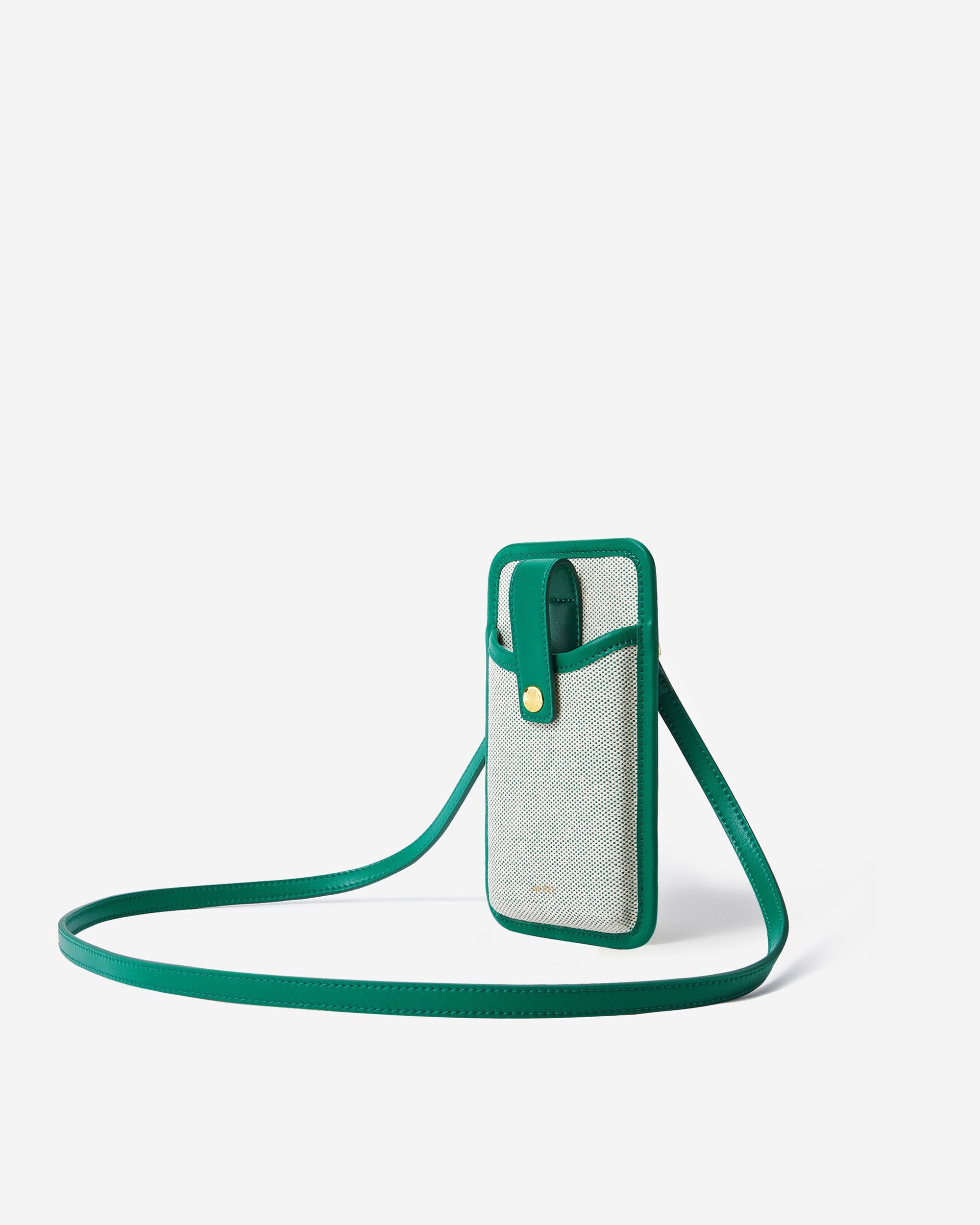 Aylin Canvas Handytasche - Dunkelgrün