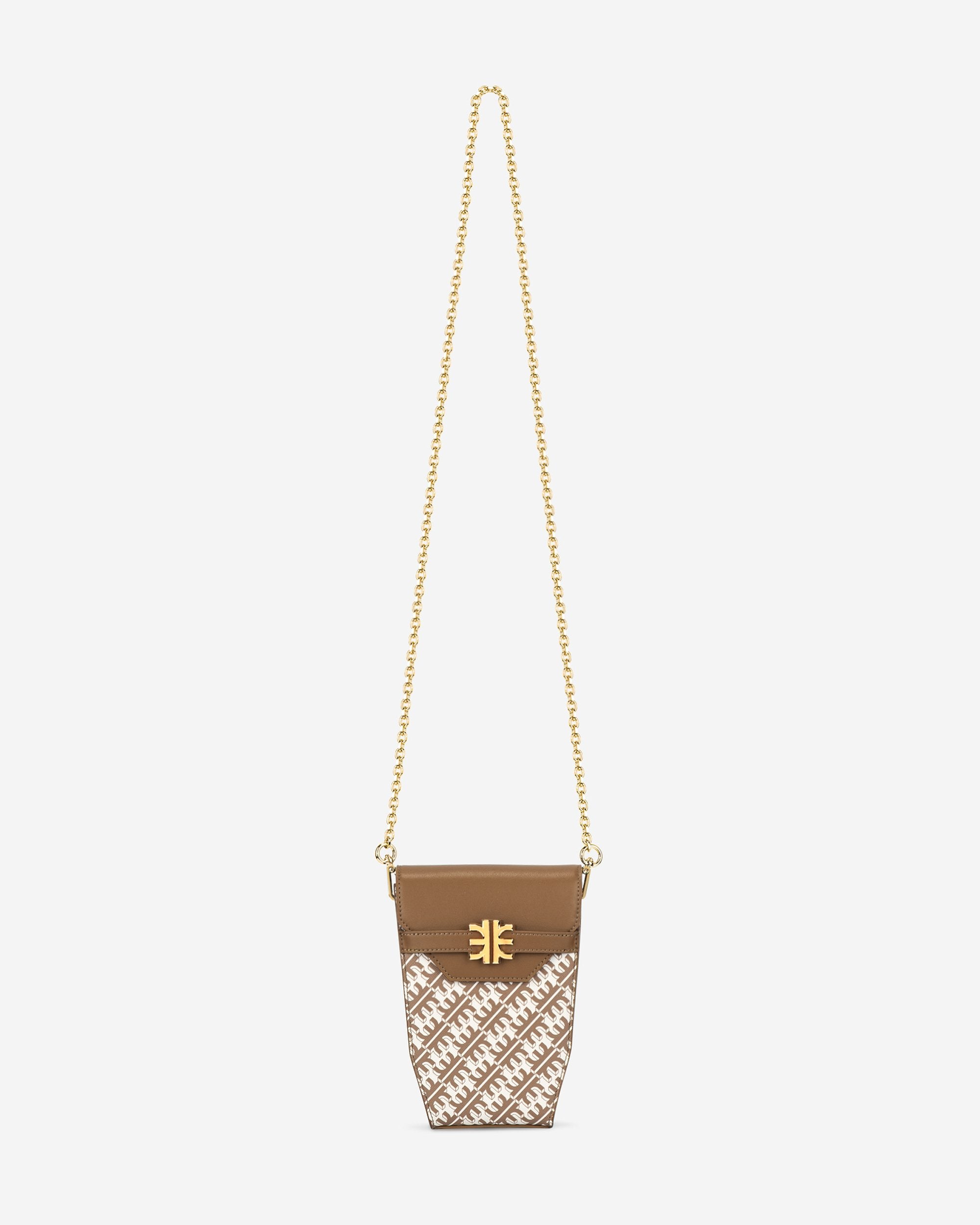 FEI Kette Handytasche - Braun