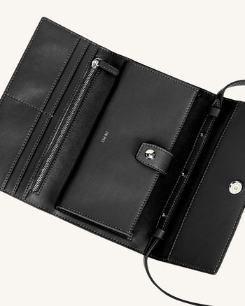 FEI Klappe Brieftasche - Eisenschwarz