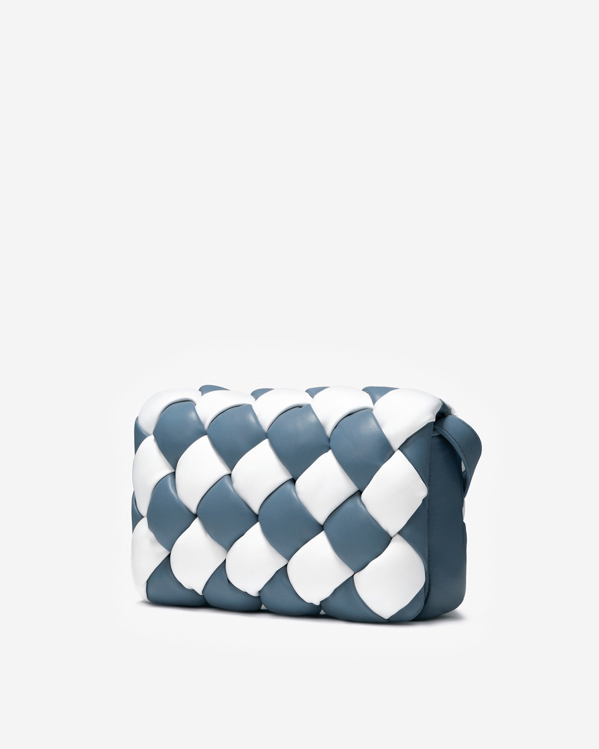 Maze Tasche - Weiß & Blau