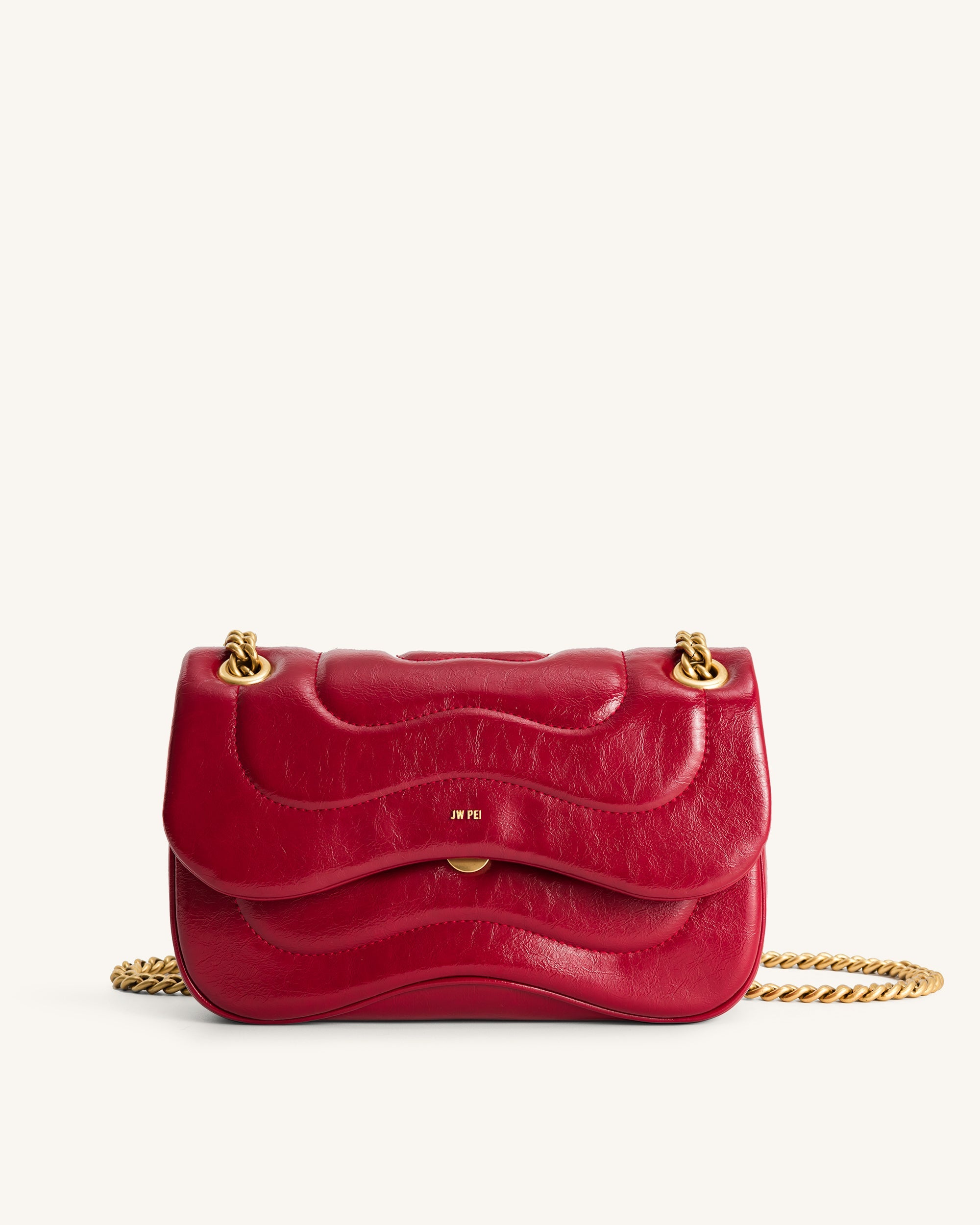 Tina Steppkette Crossbody - Bordeauxrot