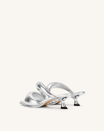 JW PEI Damen Sara Pantolette - Silber