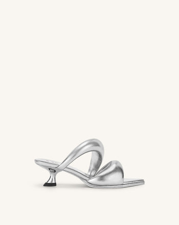 JW PEI Damen Sara Pantolette - Silber