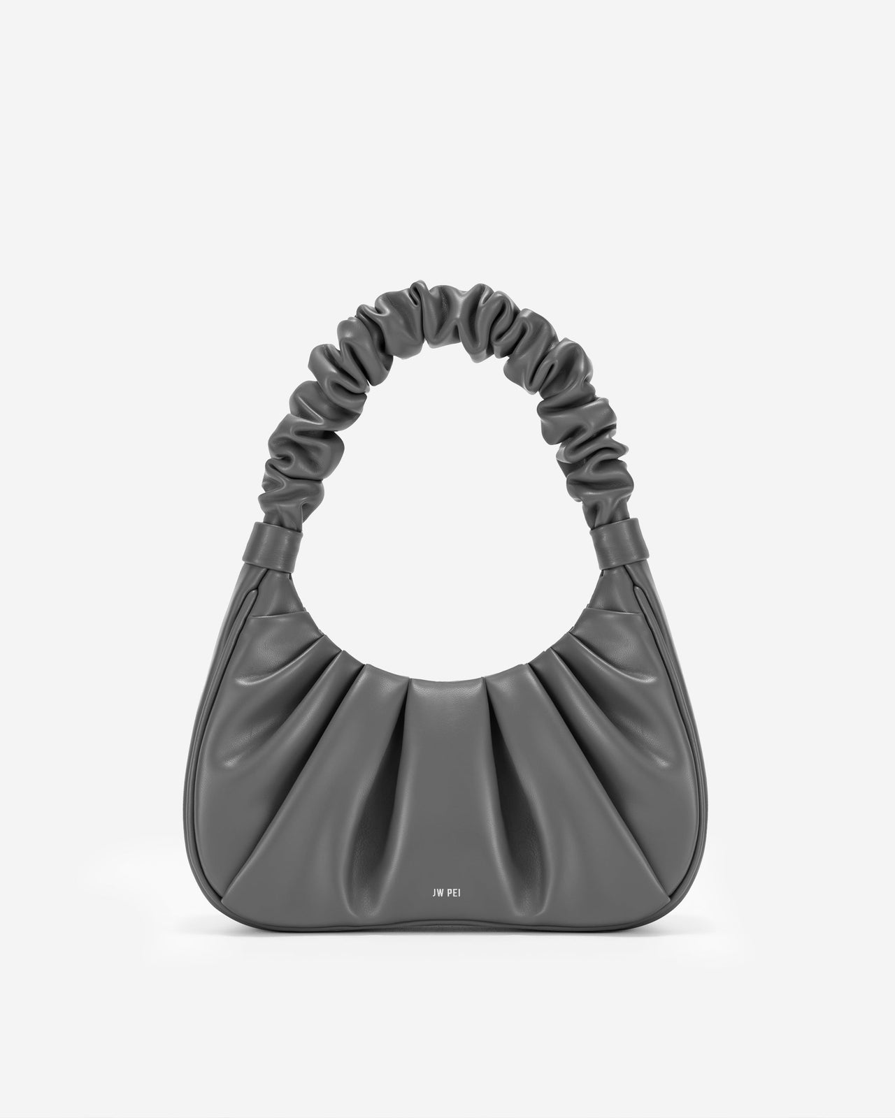 Gabbi geraffte Hobo Handtasche - Grau
