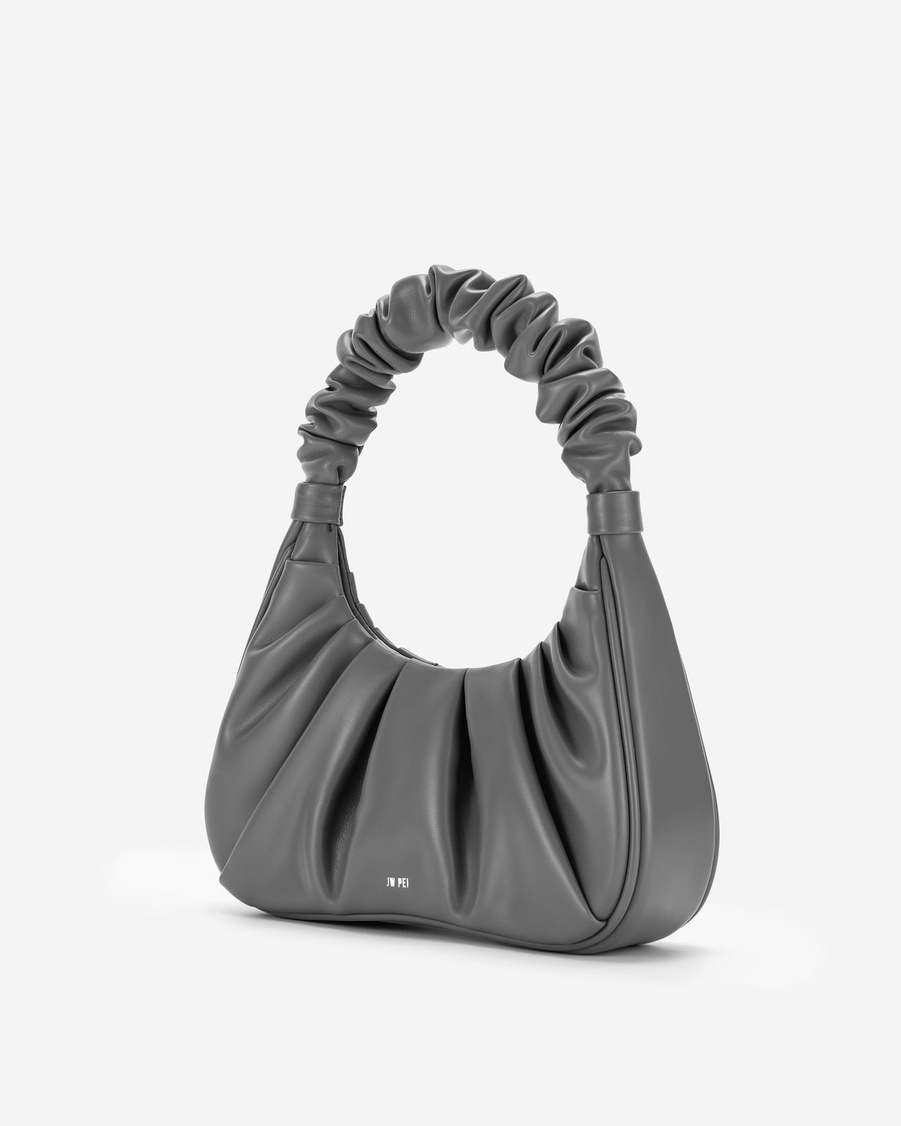 Gabbi geraffte Hobo Handtasche - Grau