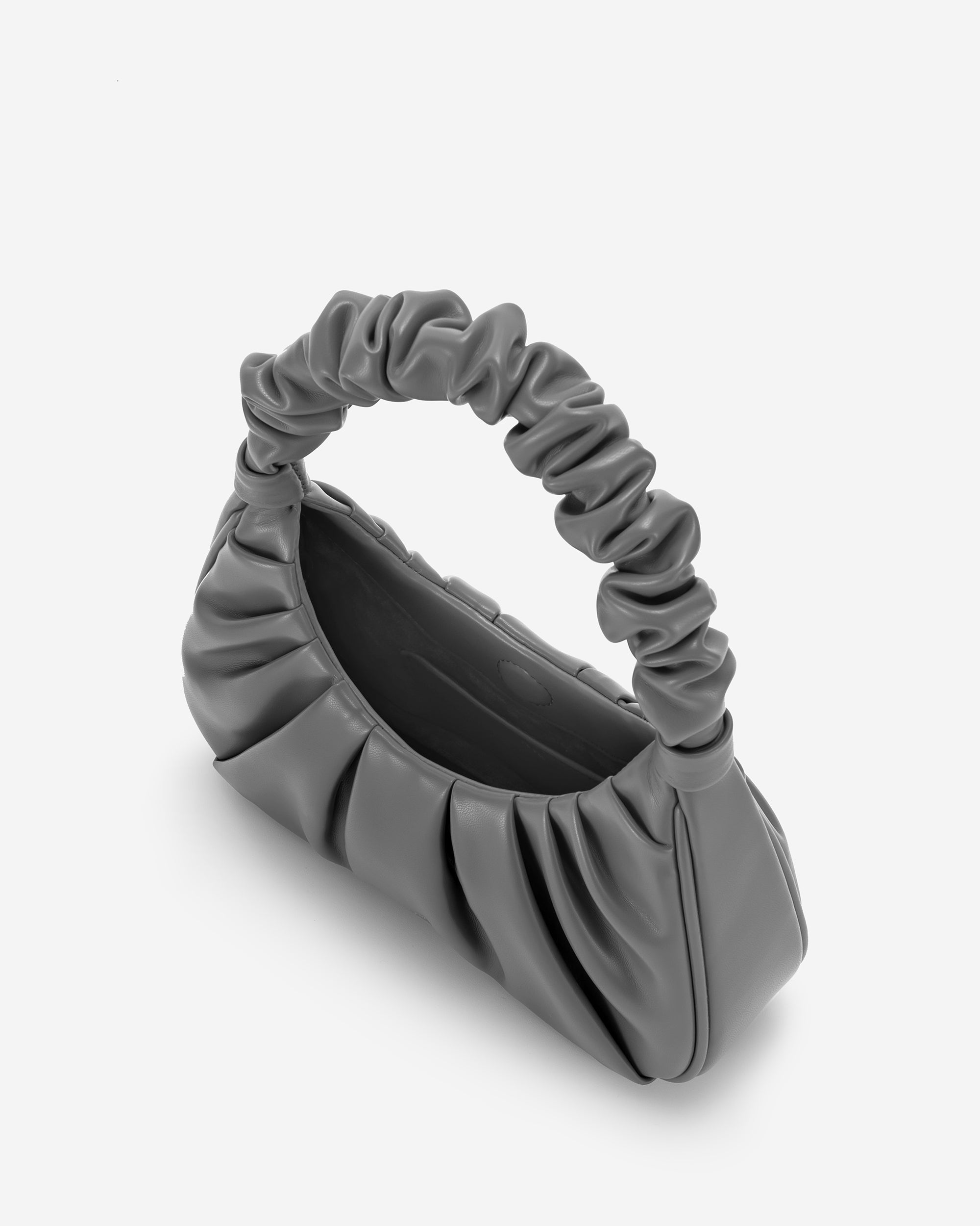 Gabbi geraffte Hobo Handtasche - Grau