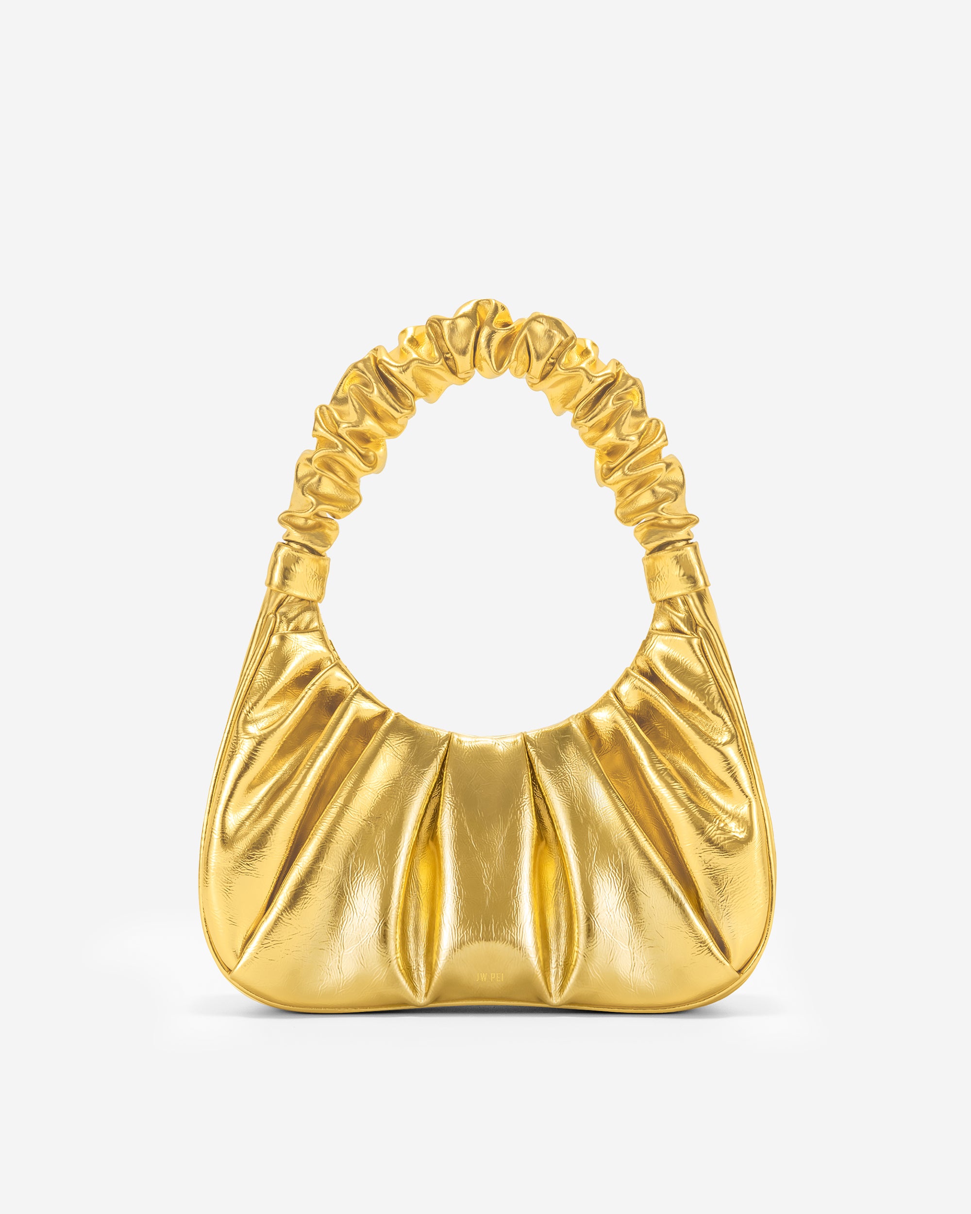 JW PEI Damen Gabbi Metallic geraffte Hobo Handtasche - Gold