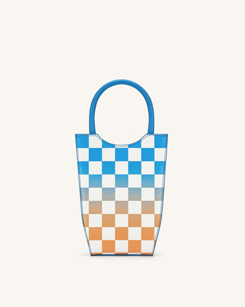 FEI Gradient Checkerboard Handytasche - See Blau & Orange