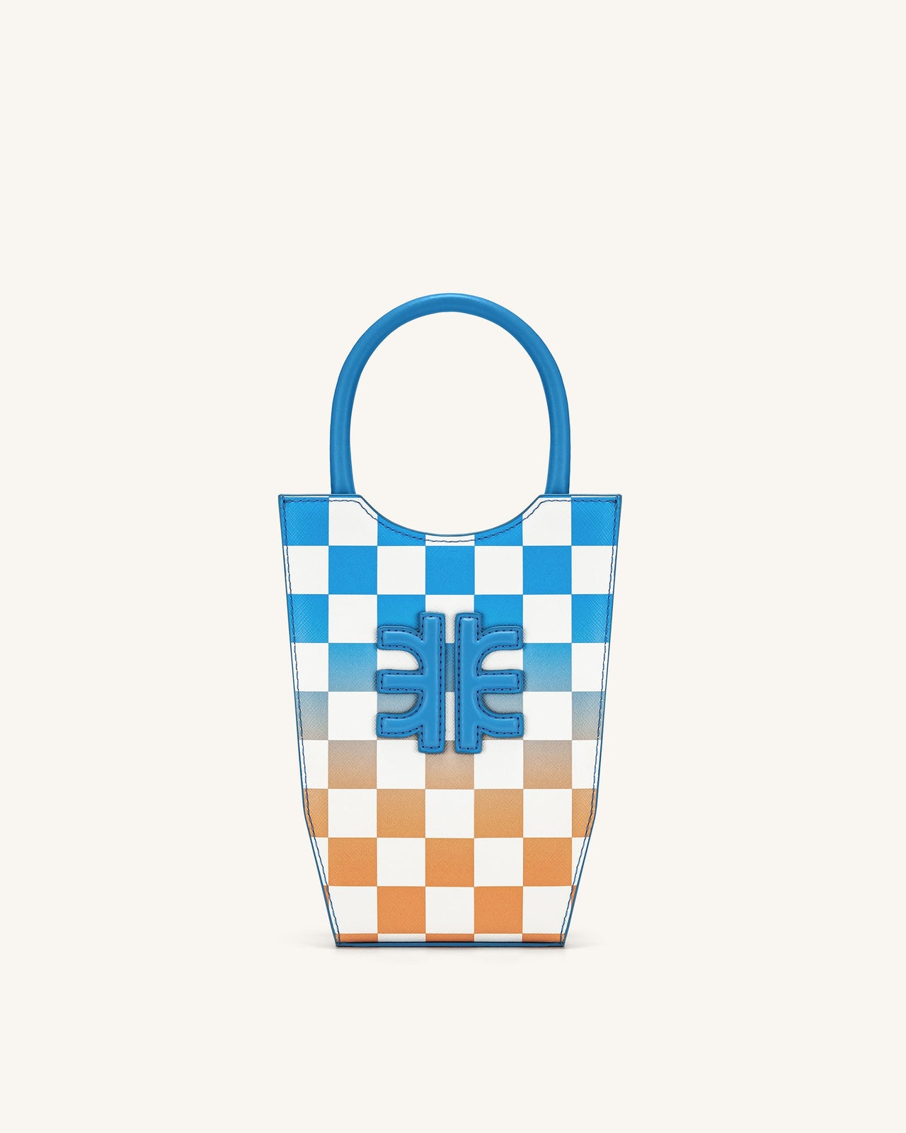 FEI Gradient Checkerboard Handytasche - See Blau & Orange