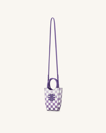 FEI Gradient Checkerboard Handytasche - Lila