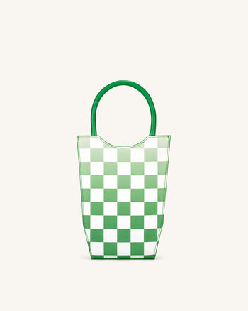 FEI Gradient Checkerboard Handytasche - Grasgrün