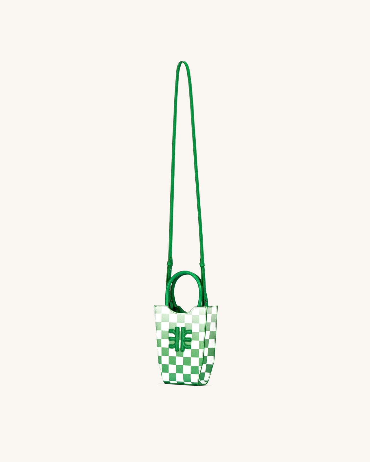 FEI Gradient Checkerboard Handytasche - Grasgrün