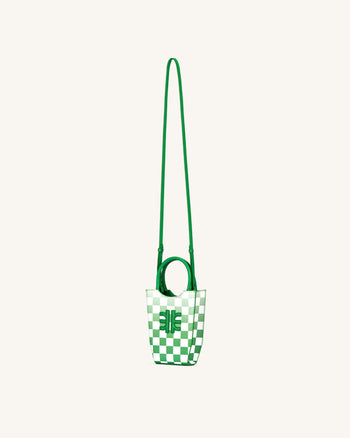 FEI Gradient Checkerboard Handytasche - Grasgrün