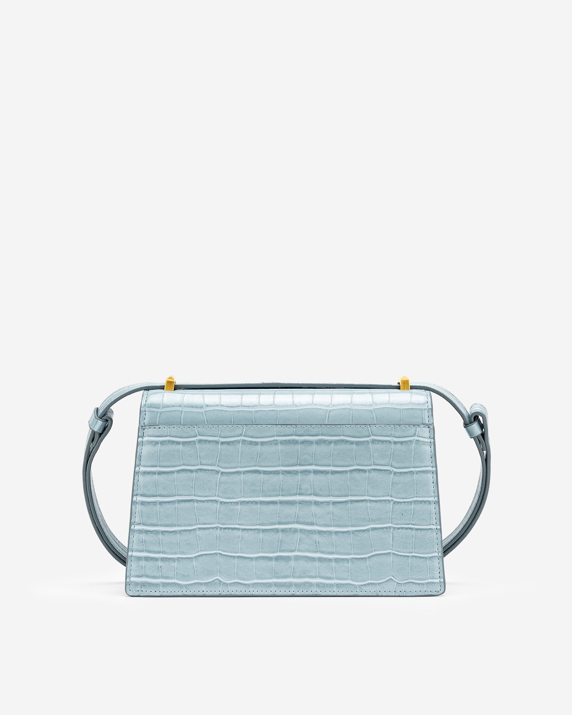Lilian Tasche - Krokodilprägung in Eisblau