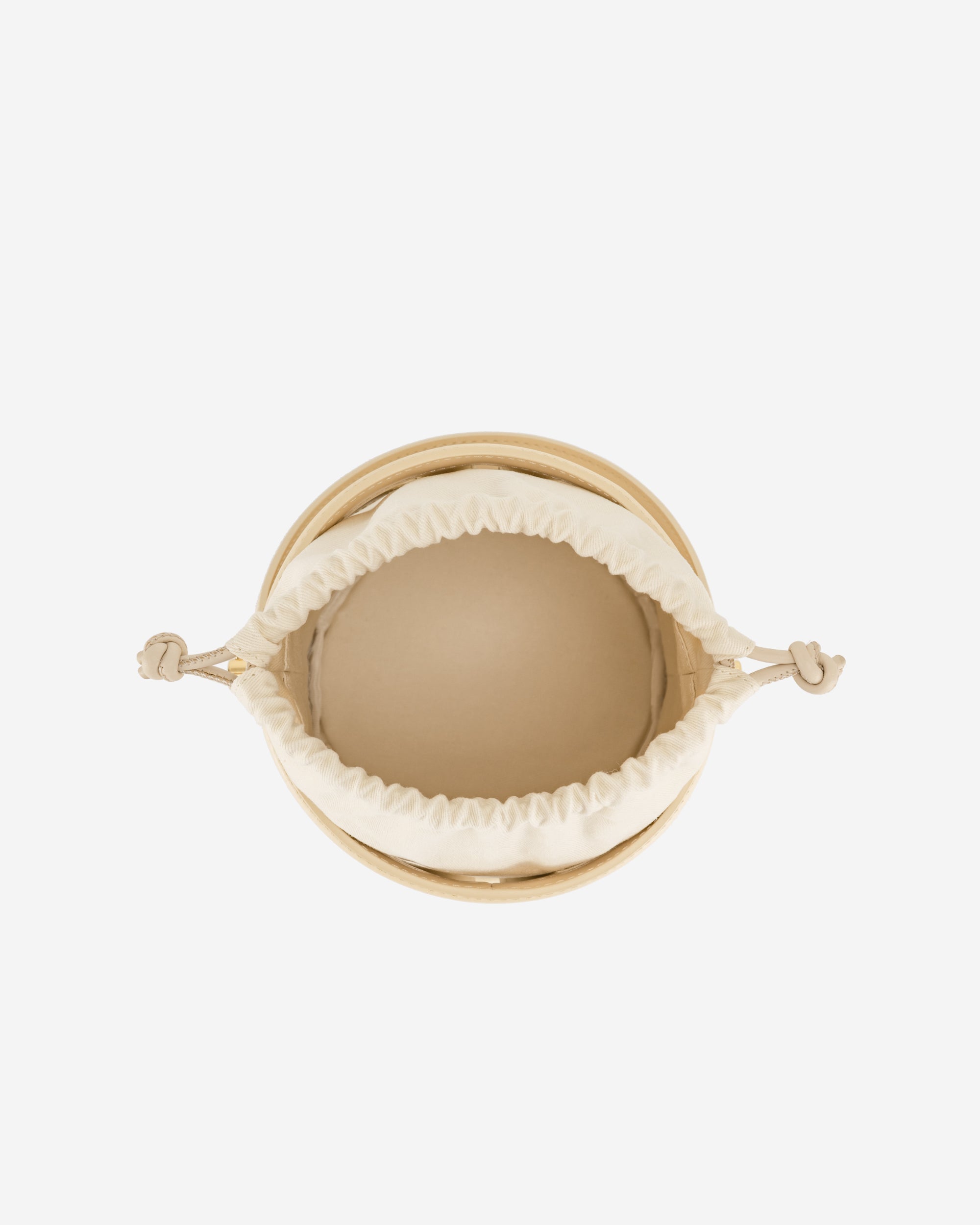 FEI Leder Ausschnitt Beuteltasche - Beige