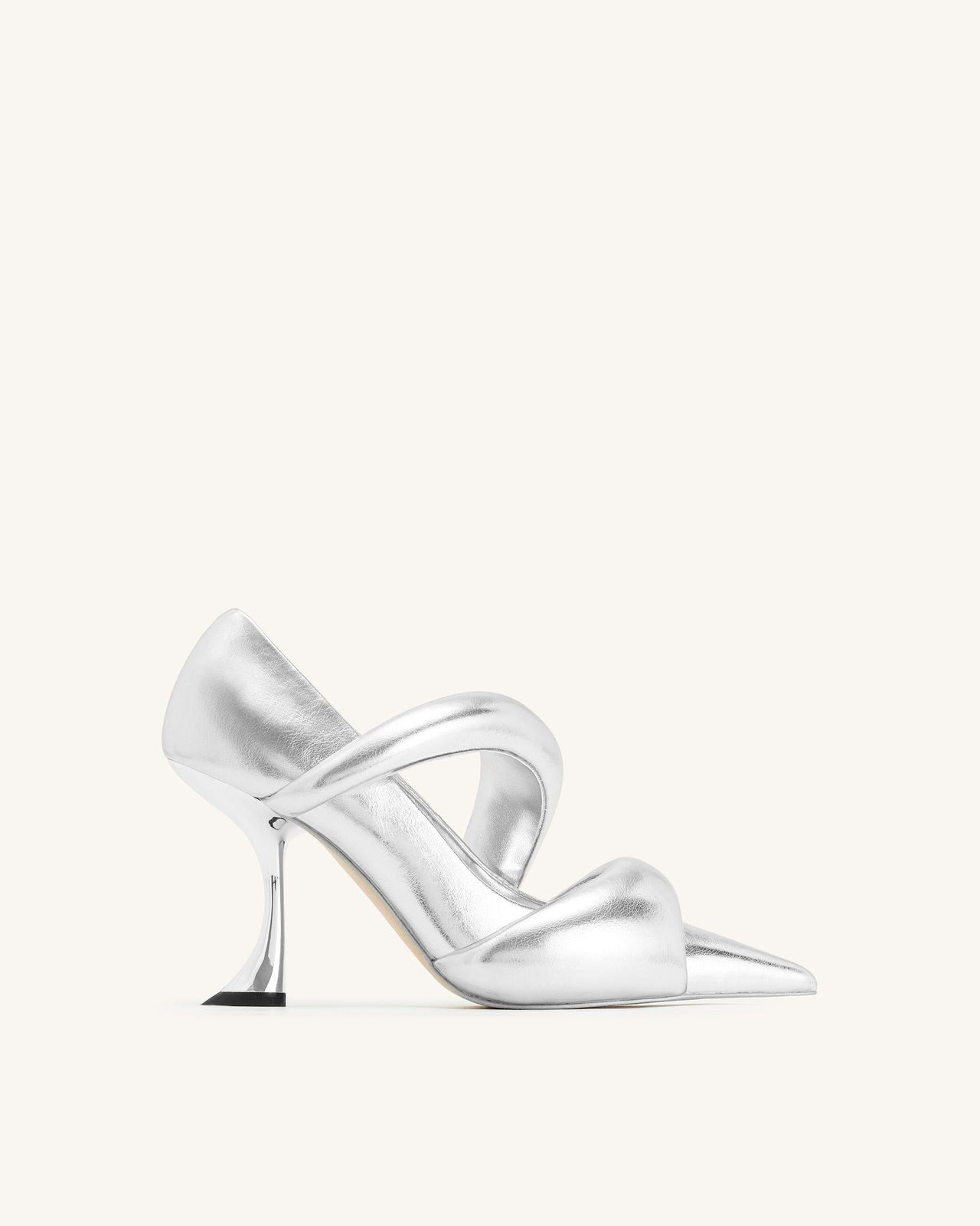 Sara Metallic Pumps - Silber