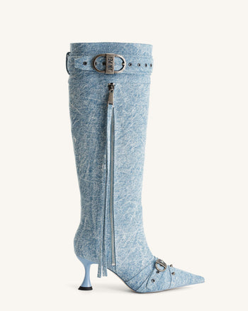 Nico Denim Stiefel - Blau