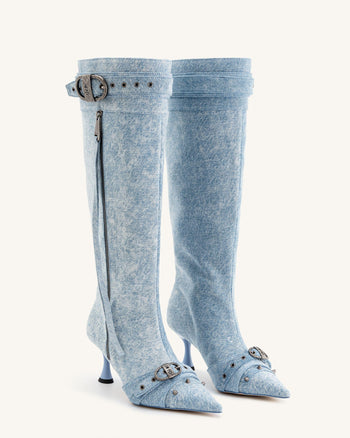 Nico Denim Stiefel - Blau