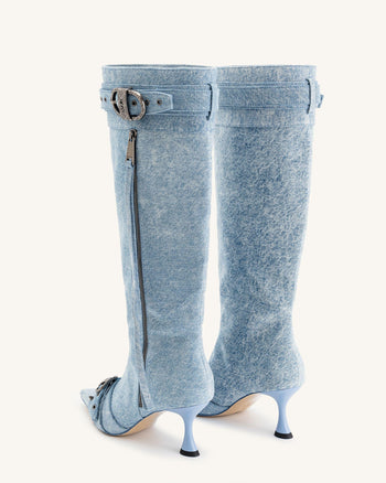 Nico Denim Stiefel - Blau