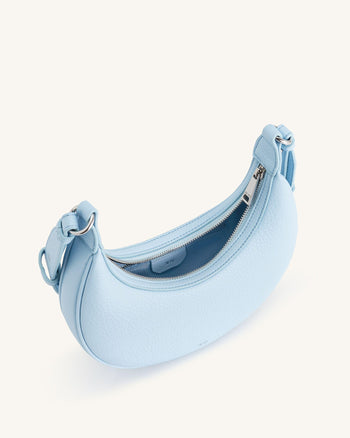 Carly Mittlere Schultertasche - Blau