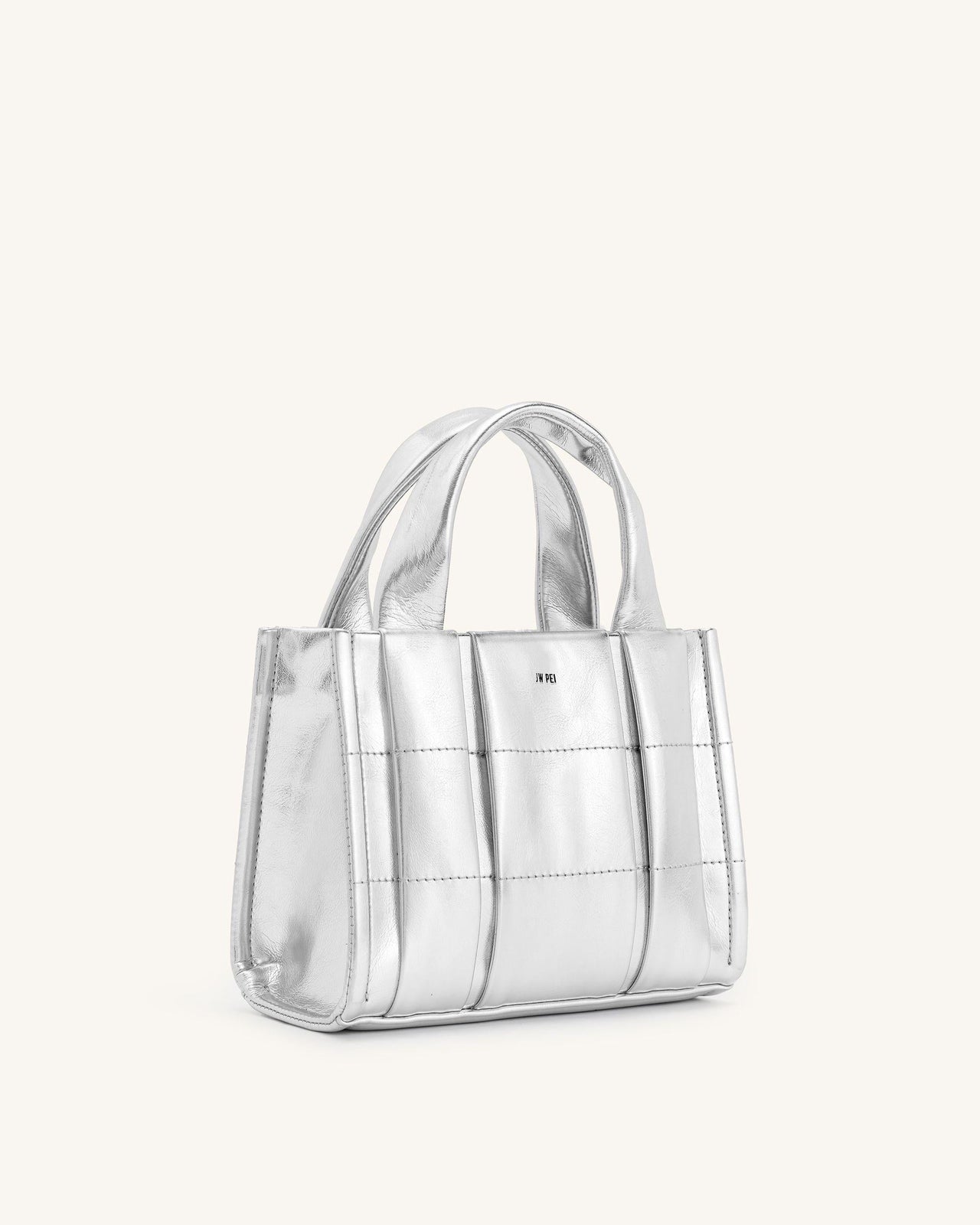 Freya Mini Tote Bag - Silber