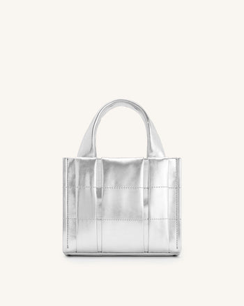 Freya Mini Tote Bag - Silber