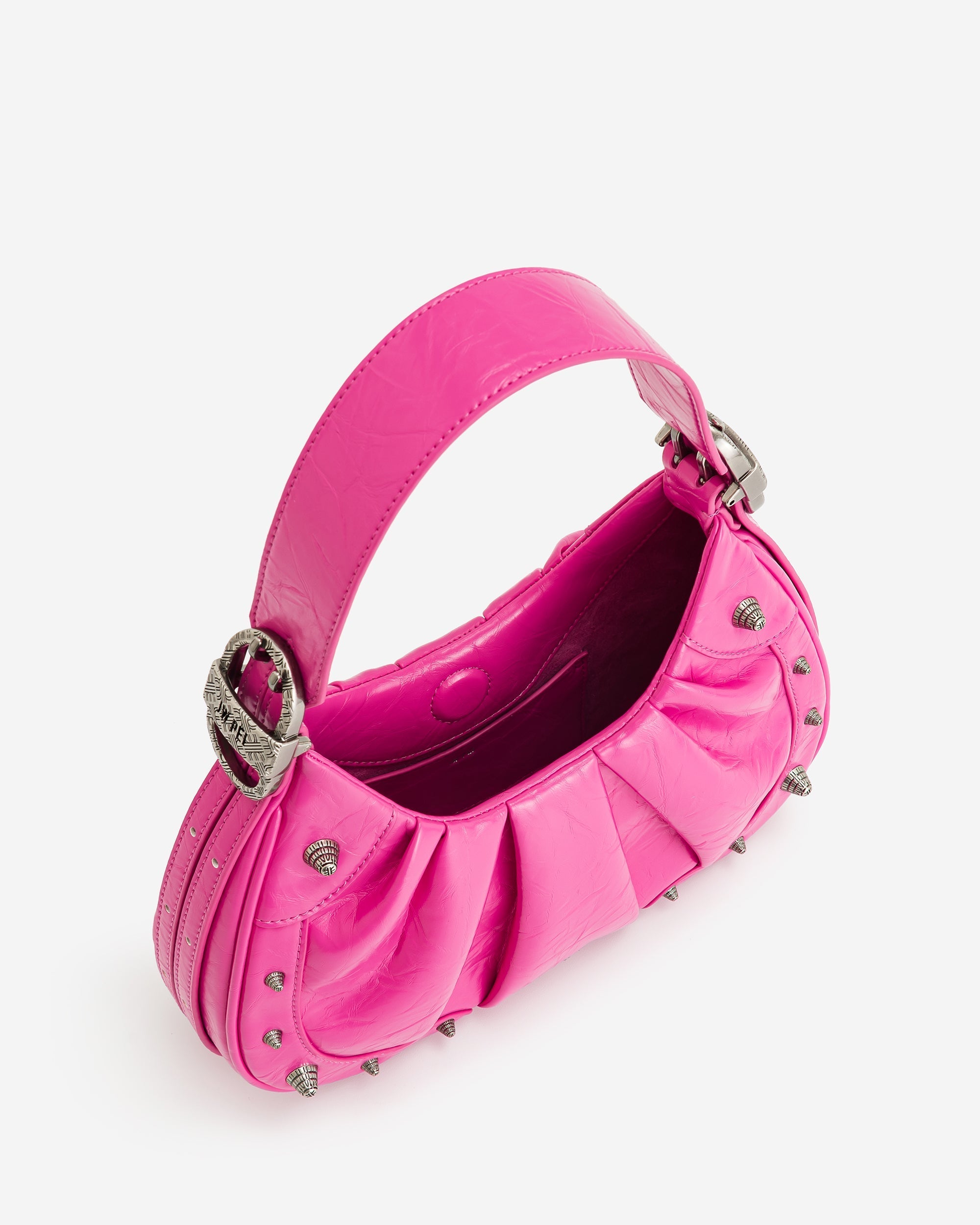 JW PEI Damen Gabbi Crushed geraffte Hobo Handtasche - Leuchtendes Pink