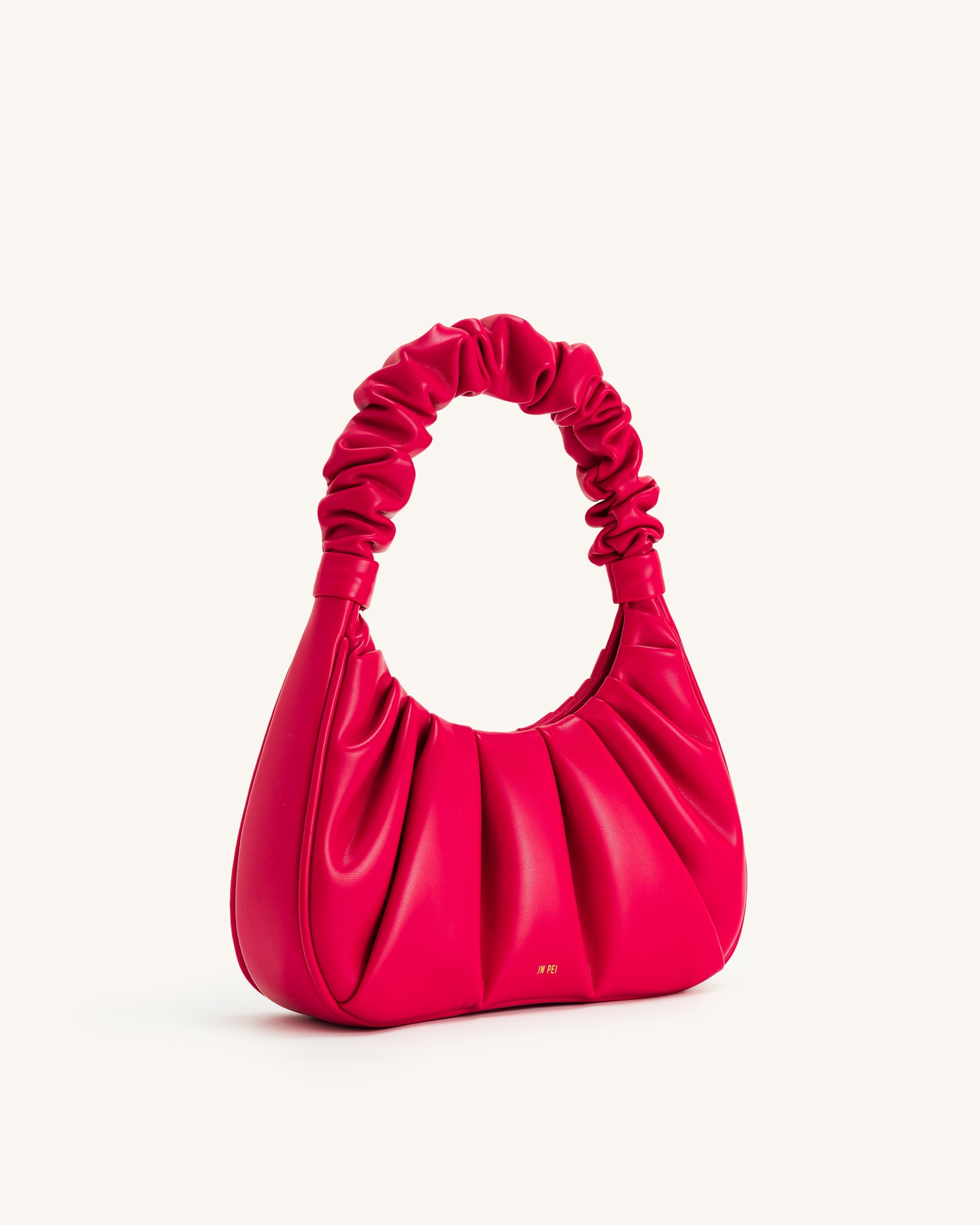 Gabbi Ruched Hobo-Handtasche - Magenta