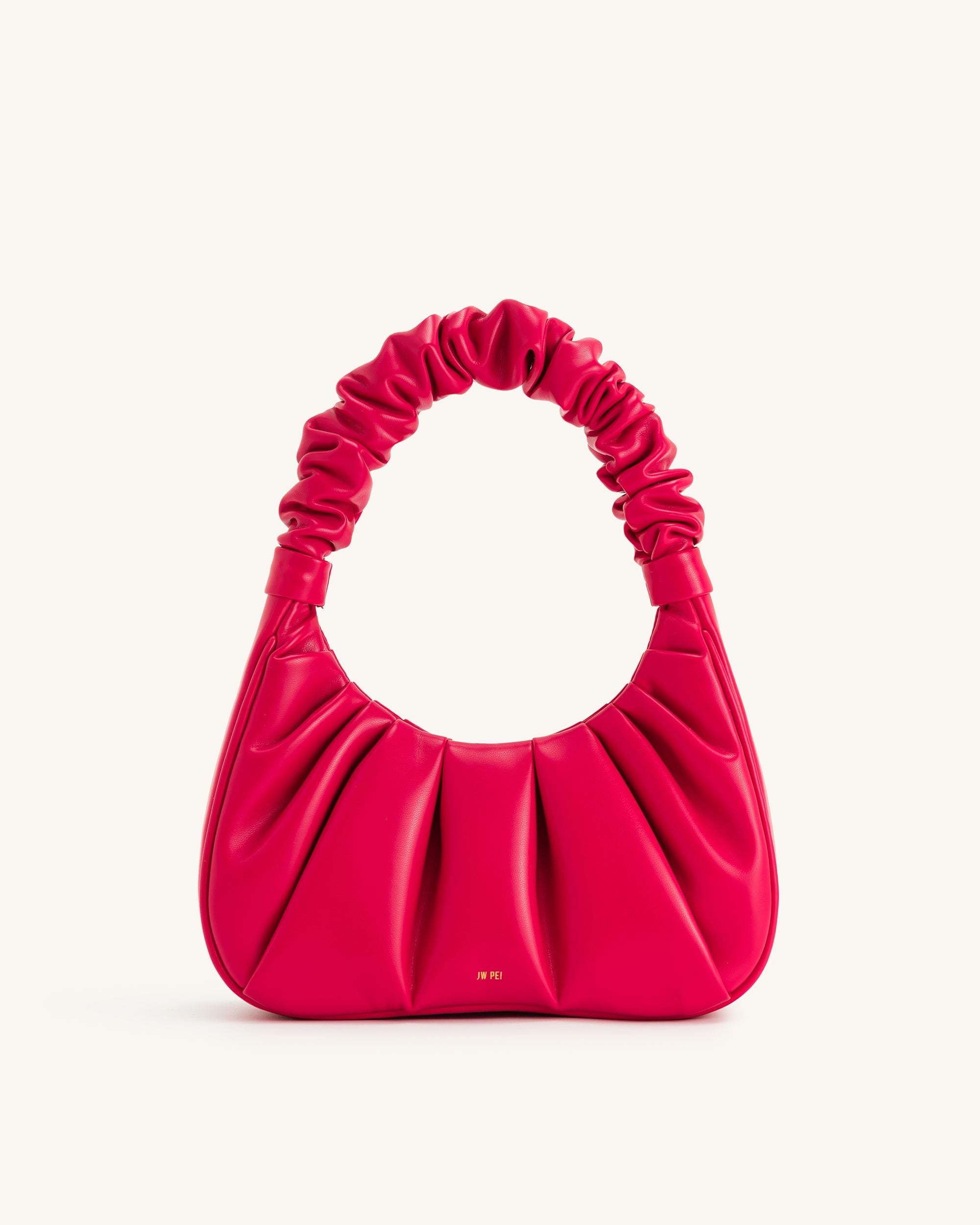 Gabbi Ruched Hobo-Handtasche - Magenta