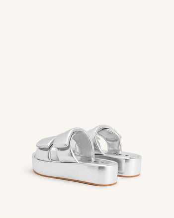 Lexi Metallische Sandale - Silber